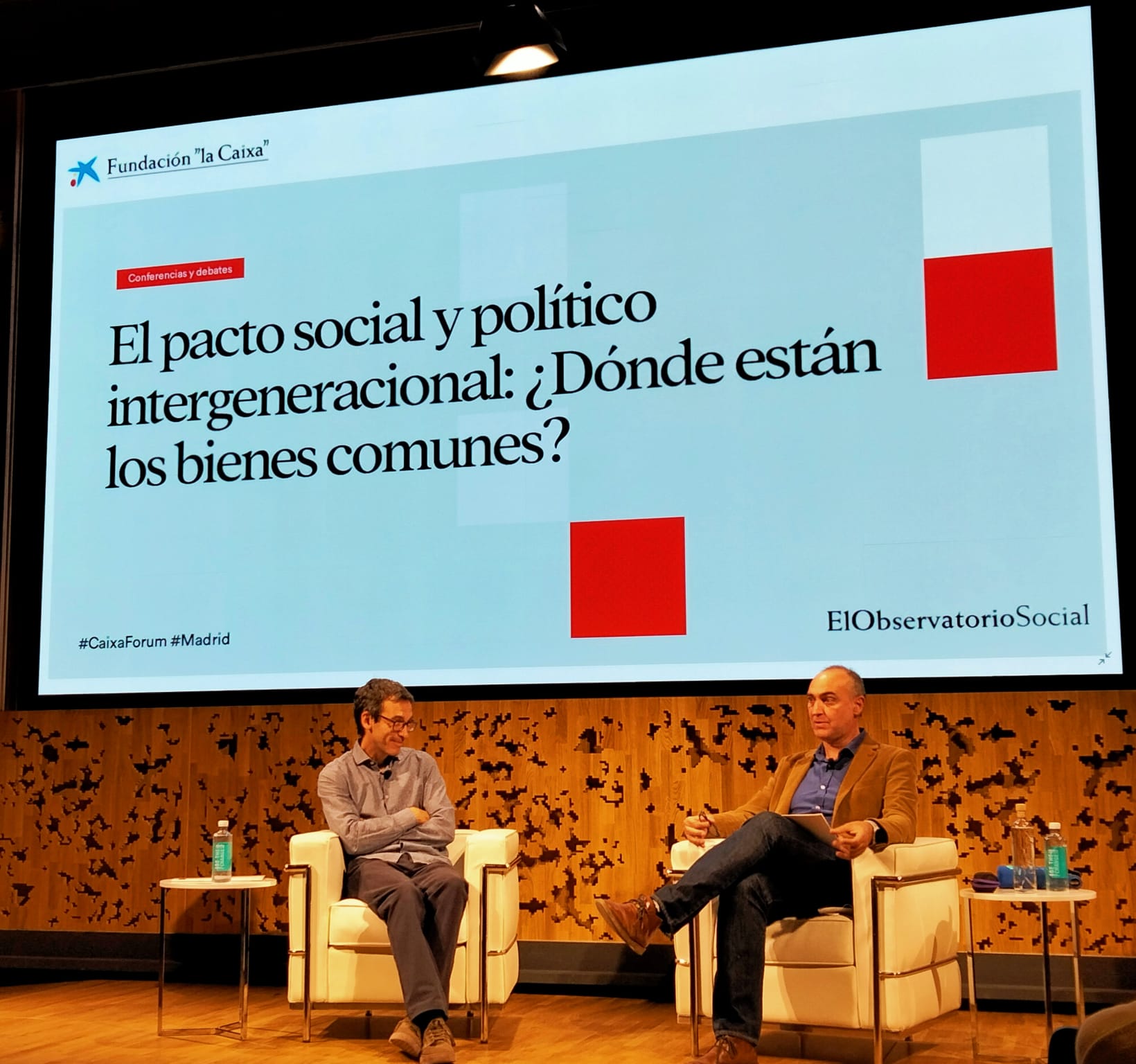 Ciclo de conferencias CaixaForum. El pacto social y político intergeneracional: ¿dónde están los bienes comunes? 